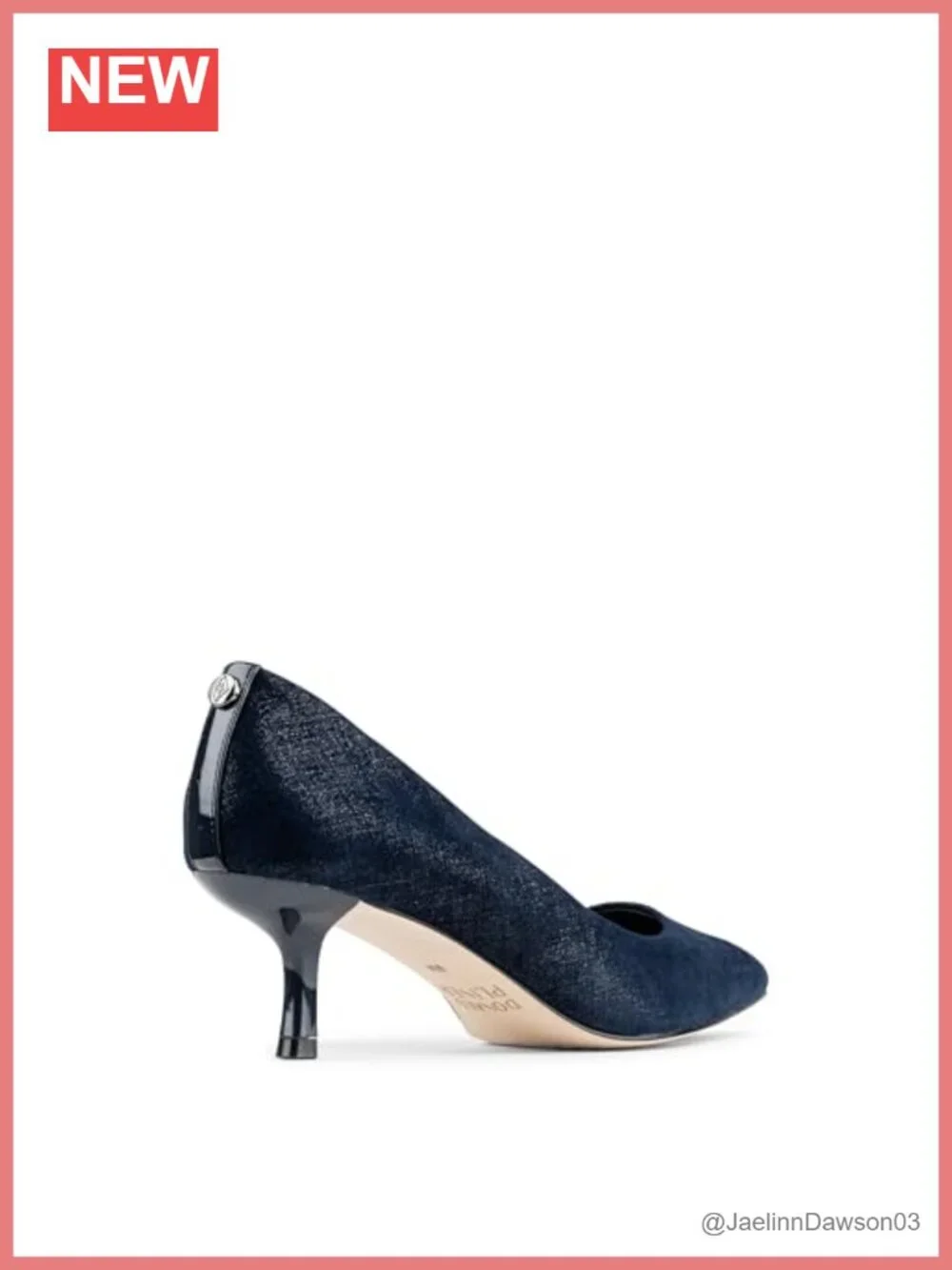 Kitten Heel Pumps Pointed Toe Faux Suede Memory Foam Comfortable Work Shoes
